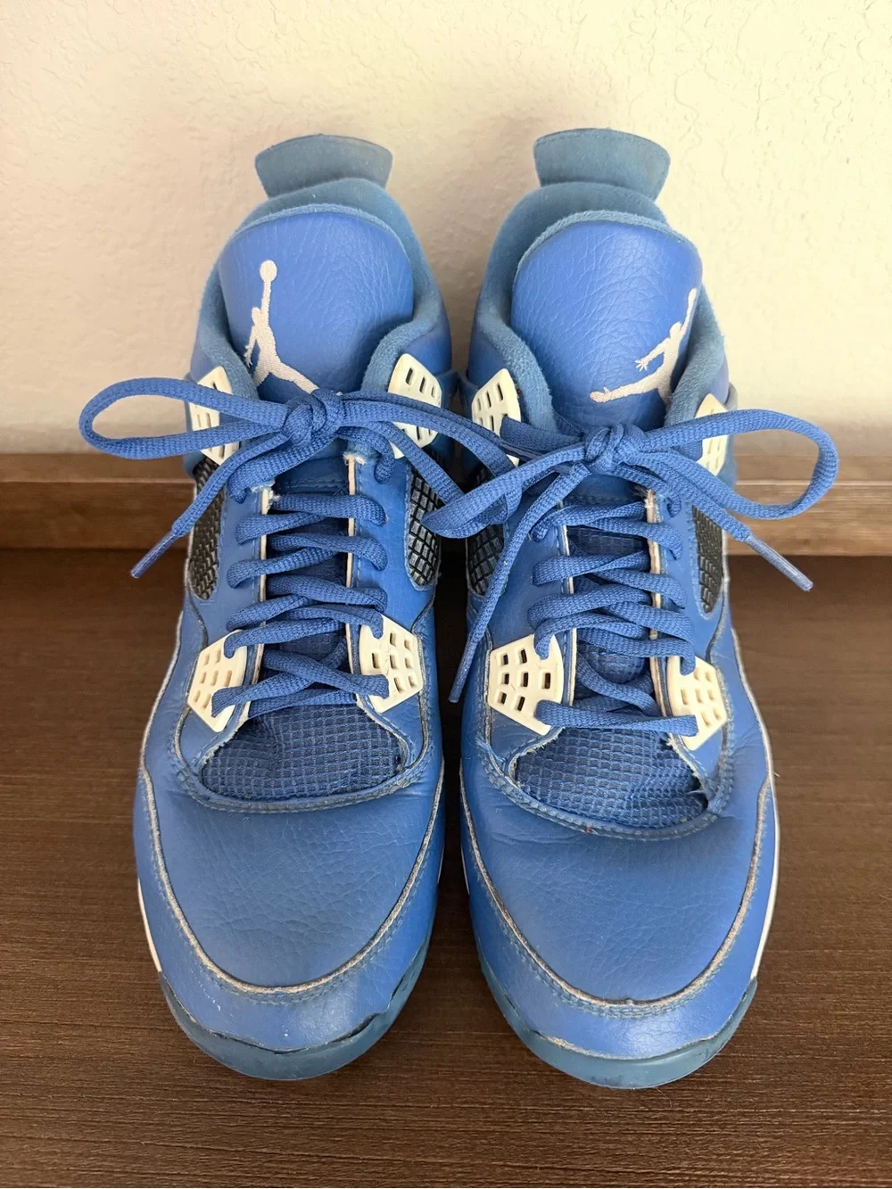 Nike Air Jordan 4 Retro MCS Baseball Cleats Royal Blue 807709-401 Men's 8